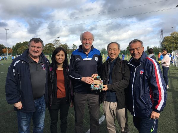 Pic 1Visiting the Walking Football Association National Cup over 70s and meeting with The WFA Executive Board. YMCA walking football